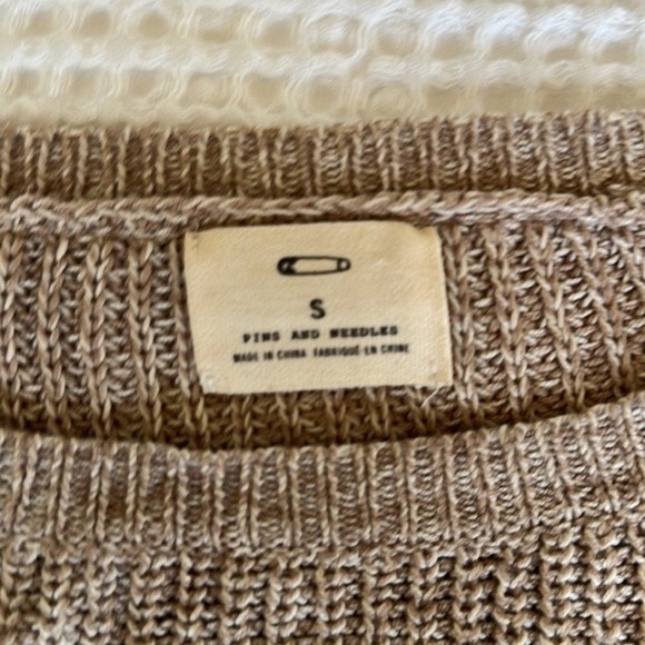 Pins & Needles (Urban Outfitters) Beige Lace Trim Sweater Small - Picture 4 of 8